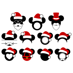 Mickey Santa Frames ALL