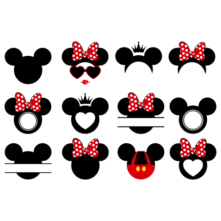 Mickey Minnie Frames Bundle ALL