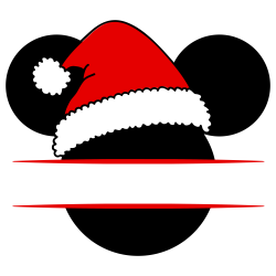 Mickey Minnie Santa Hat 2