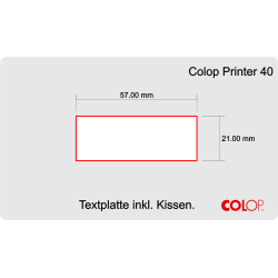 Printer 40 / Textplatte...