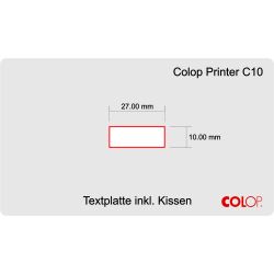 Compact C10 / Textplatte...