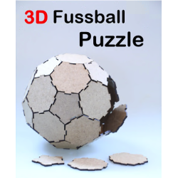3D Fussball Puzzle