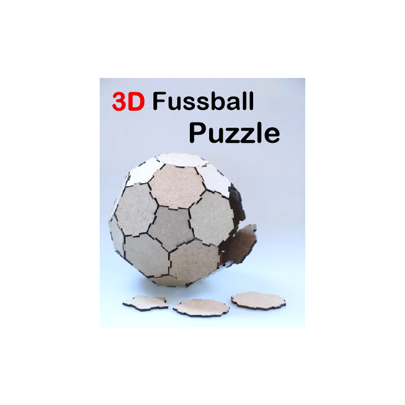 3D Fussball Puzzle