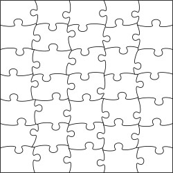 Puzzle mit 35 Teile V1